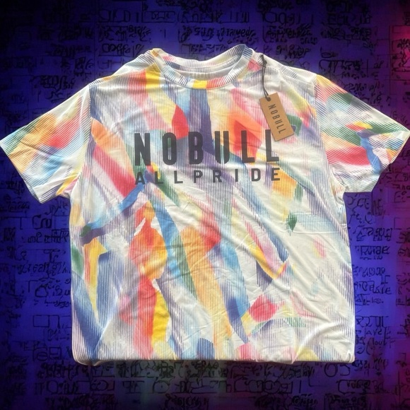 NOBULL Men’s/unisex Colorful Pride T-Shirt - Picture 1 of 1